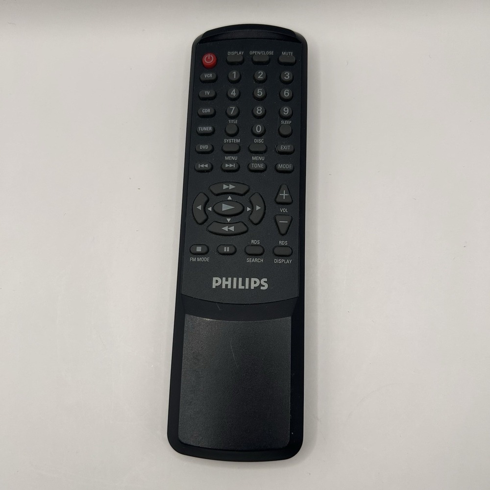 Philips Universal Remote Control Black - DVD TV Tuner System Replacement